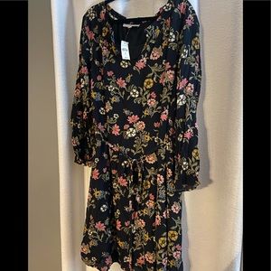 Floral Loft tie dress Size 22 NWT